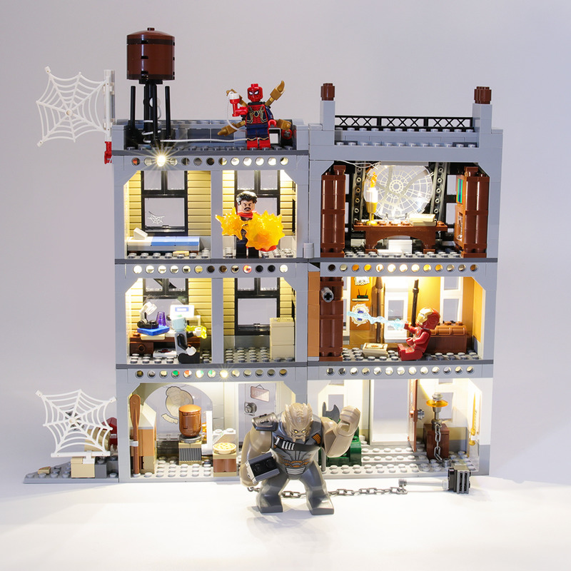 Light Kit For Sanctum Sanctorum Showdown LED Highting Set 76108