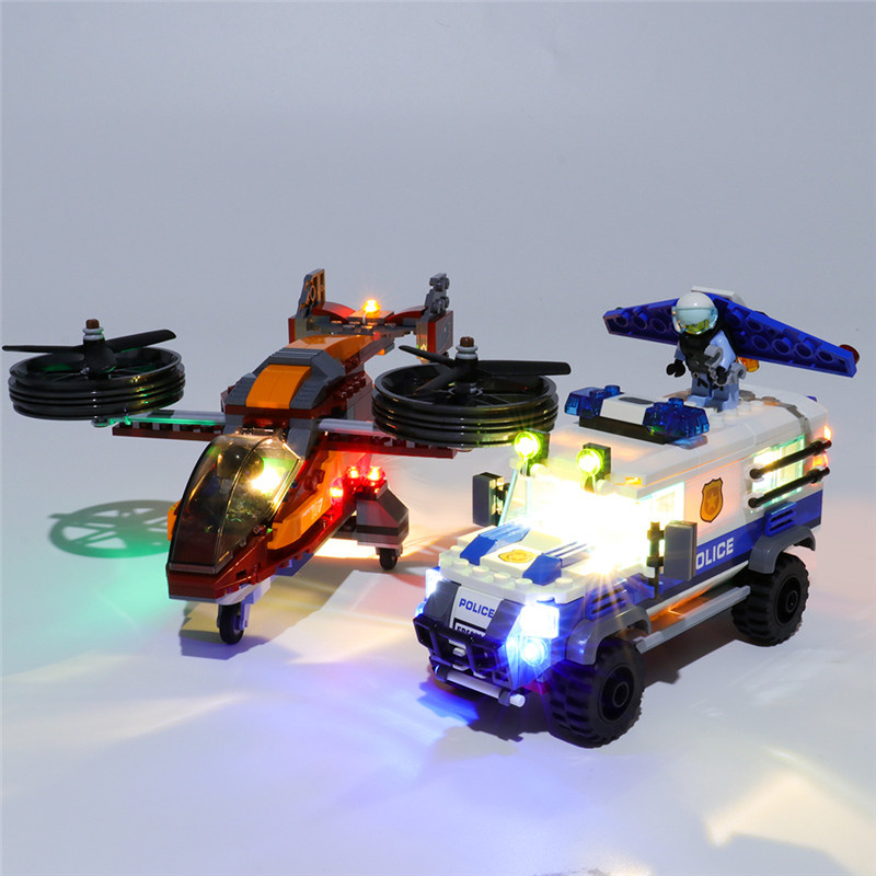 Light Kit For Sky Police Diamond Heist LED Highting Set 60209