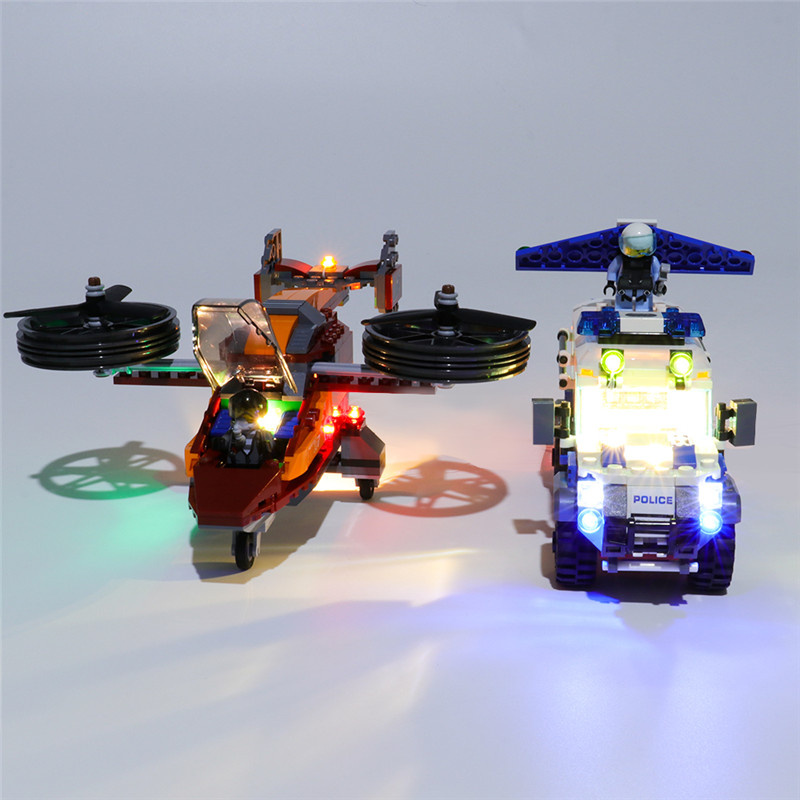 Light Kit For Sky Police Diamond Heist LED Highting Set 60209