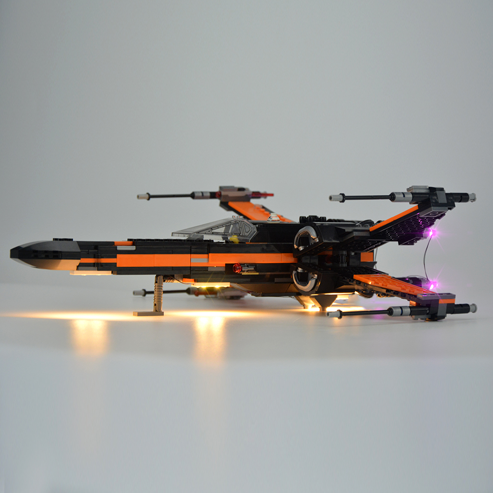 Star Wars Poe의 X-Wing Fighter LED 조명 세트 75102용 조명 키트