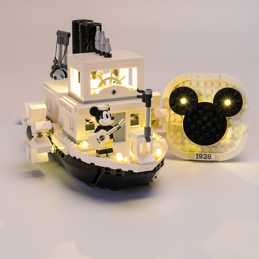 Light Kit For Steamboat Willie LED Highting Set 21317