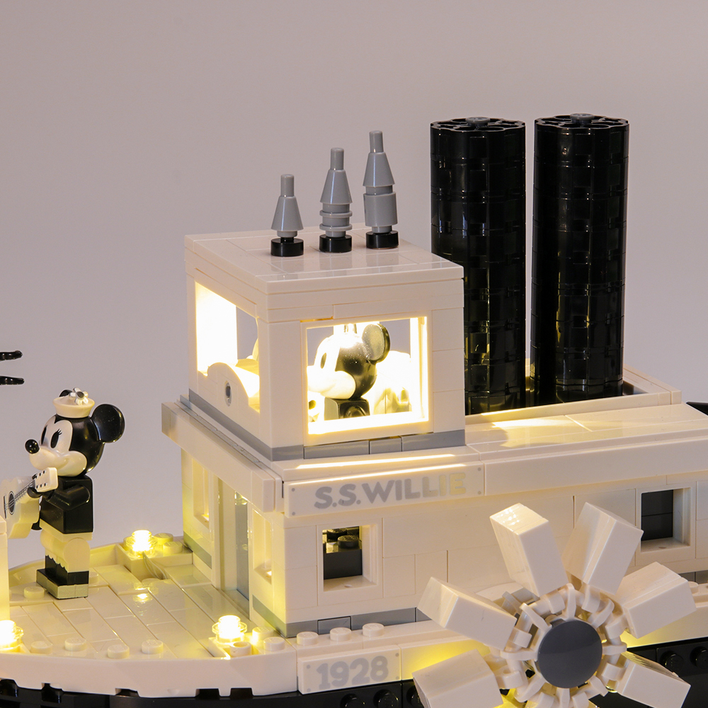 Light Kit For Steamboat Willie LED Highting Set 21317