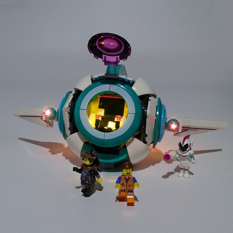 Light Kit For Sweet Mayhem s Systar Starship LED Lighting Set 70830 BuildingToyStore
