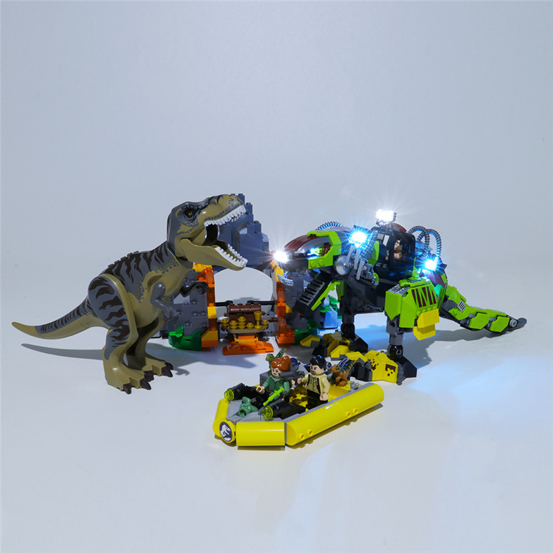 T. rex vs Dino-Mech Battle LED Highting Set 75938용 라이트 키트