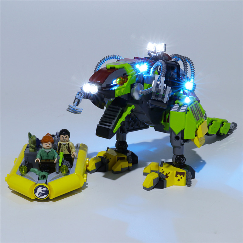 T. rex vs Dino-Mech Battle LED Highting Set 75938용 라이트 키트