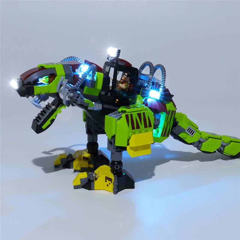 T. rex vs Dino-Mech Battle LED Highting Set 75938용 라이트 키트