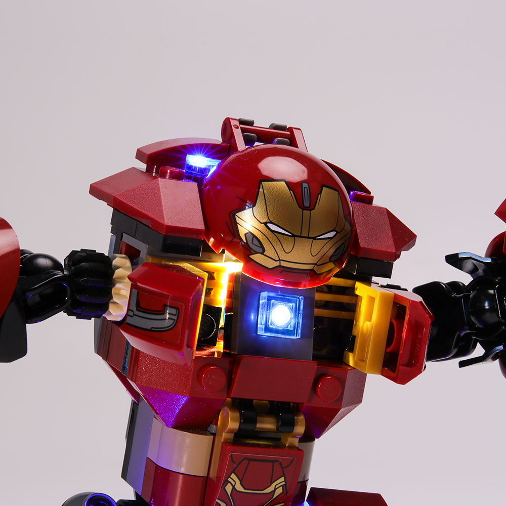 Light Kit For The Hulkbuster Smash-Up LED Highting Set 76104