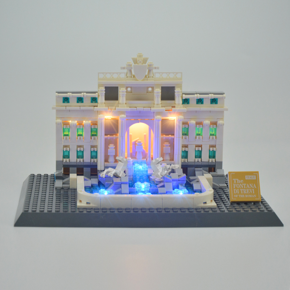 Light Kit For Trevi Fountain LED Lighting Set 21020