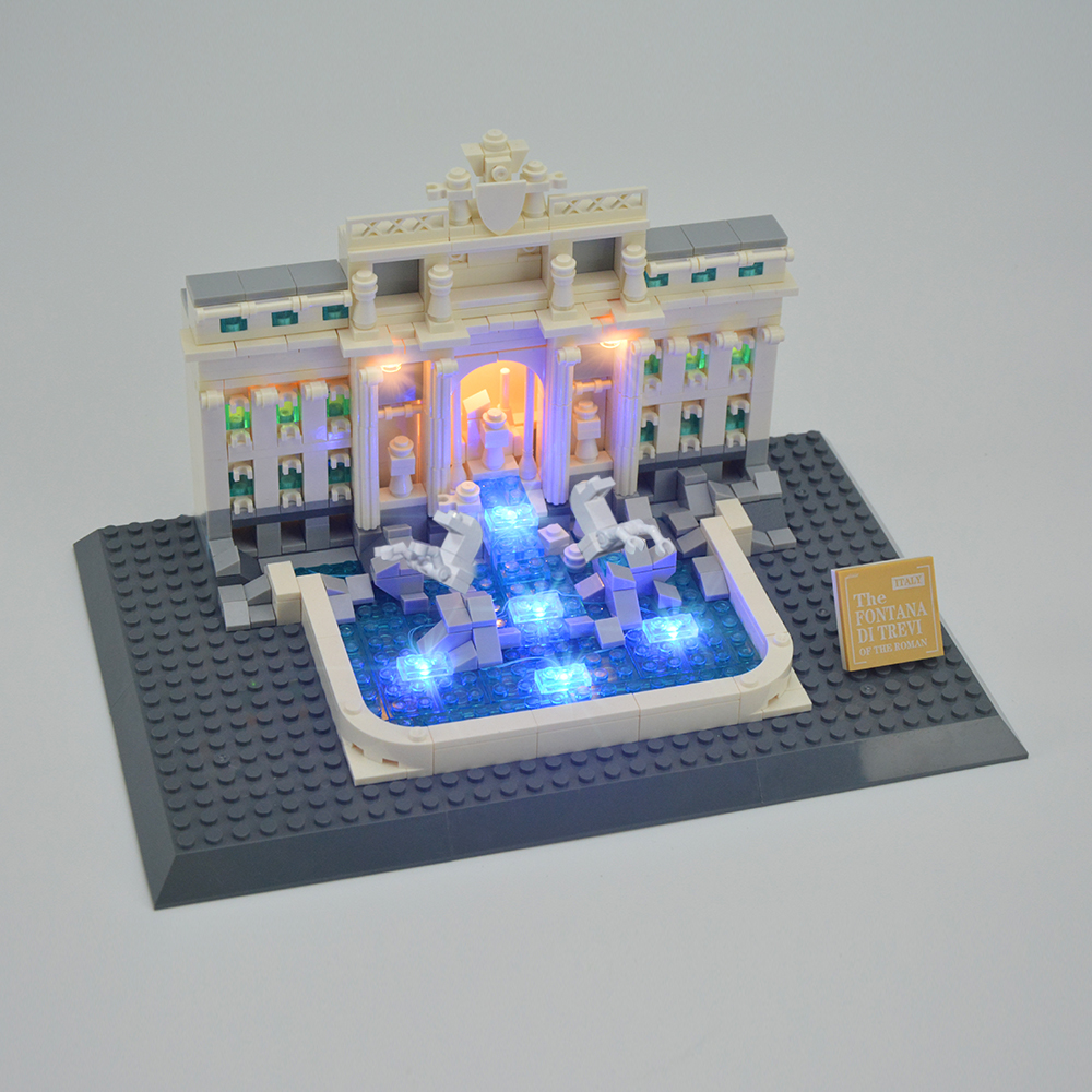 Light Kit For Trevi Fountain LED Lighting Set 21020