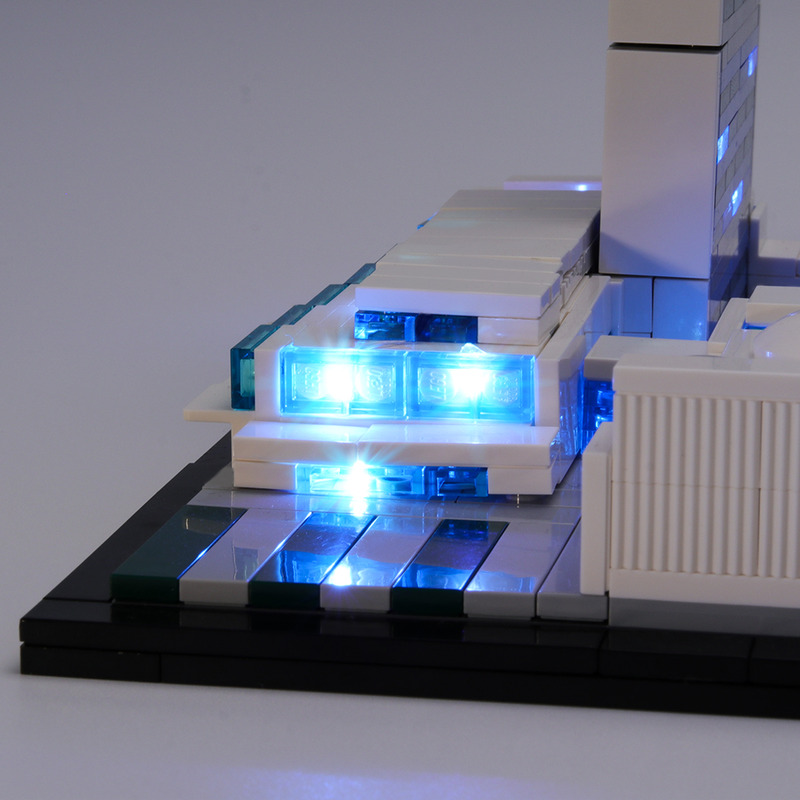 Beleuchtungsset für das LED-Beleuchtungsset 21018 des Hauptquartiers der Vereinten Nationen