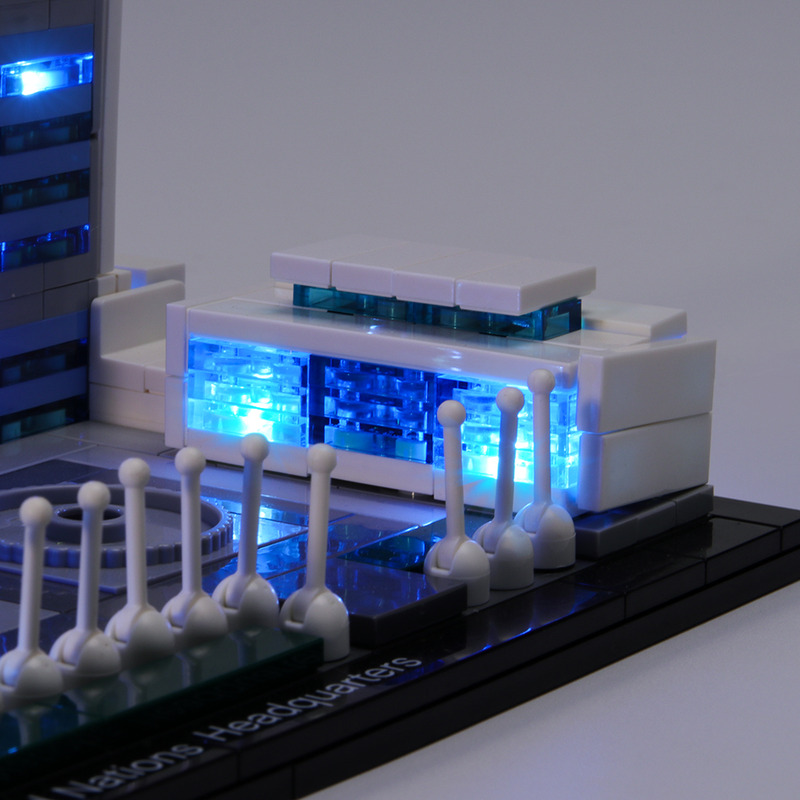 Light Kit For United Nations Headquarters LED Highting Set 21018