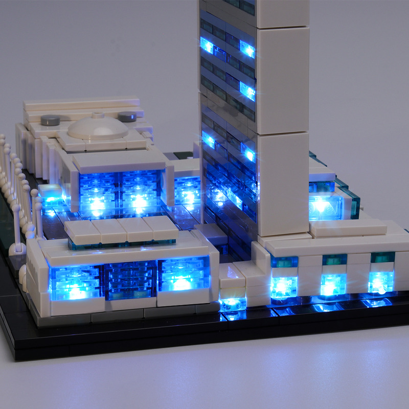 Light Kit For United Nations Headquarters LED Highting Set 21018