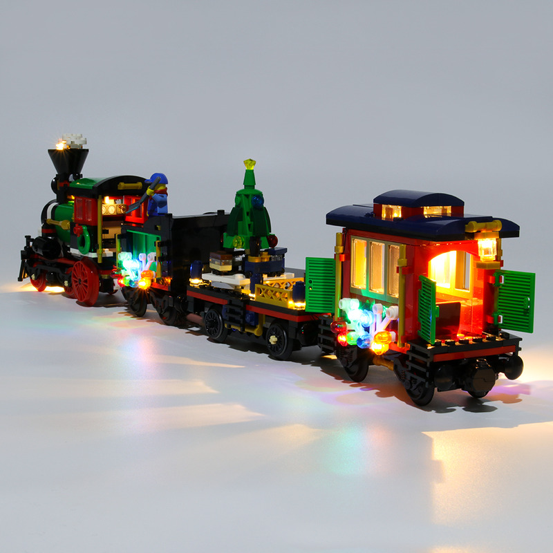 Light Kit For Winter Holiday Train LED Highting Set 10254