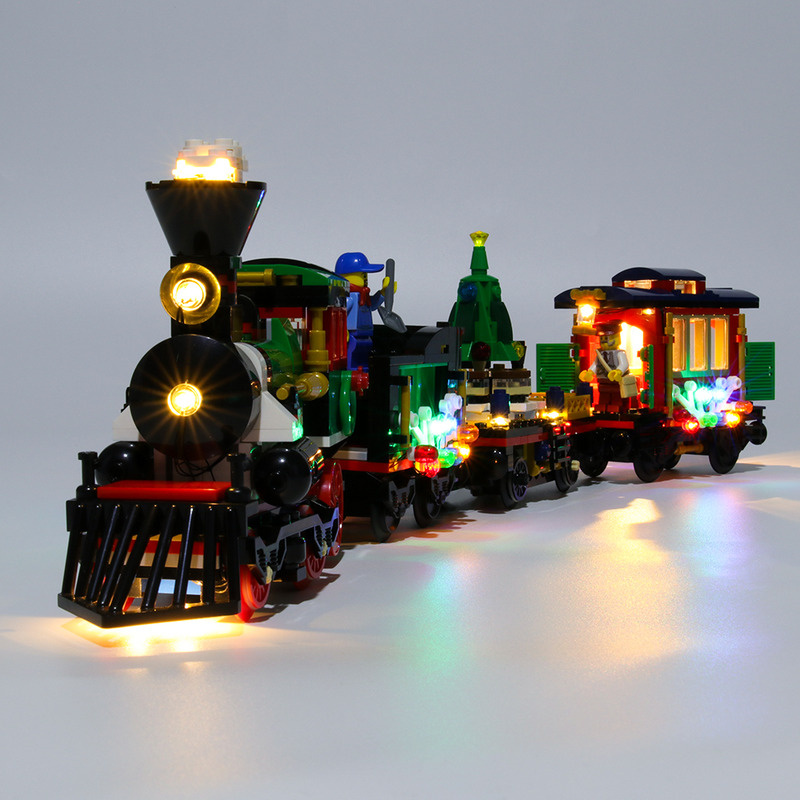 Light Kit For Winter Holiday Train LED Lighting Set 10254 BuildingToyStore