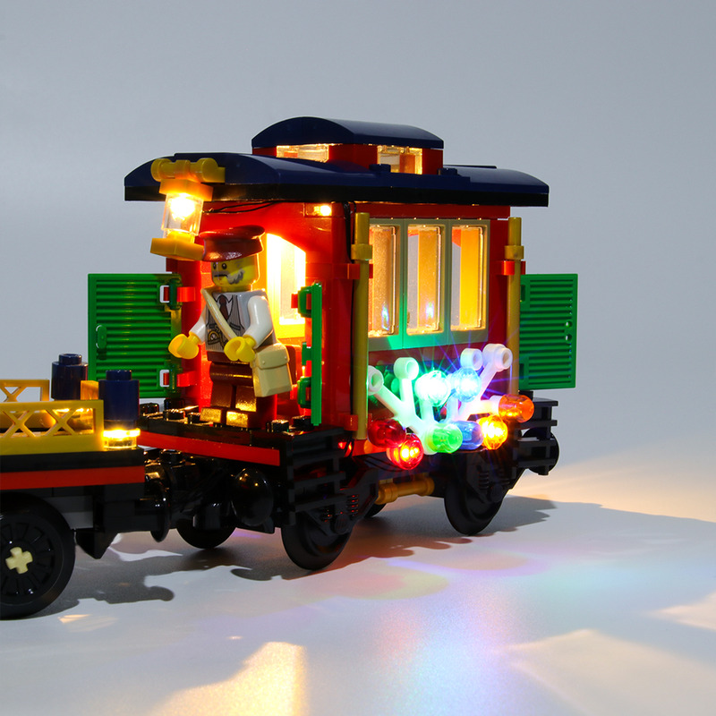 Light Kit For Winter Holiday Train LED Highting Set 10254