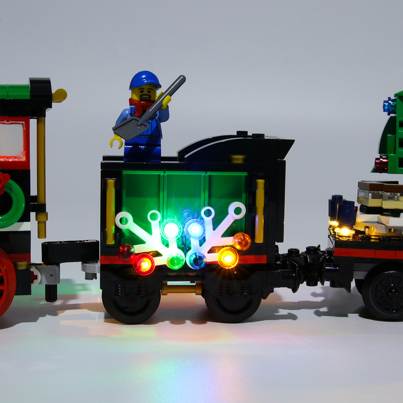 Light Kit For Winter Holiday Train LED Highting Set 10254