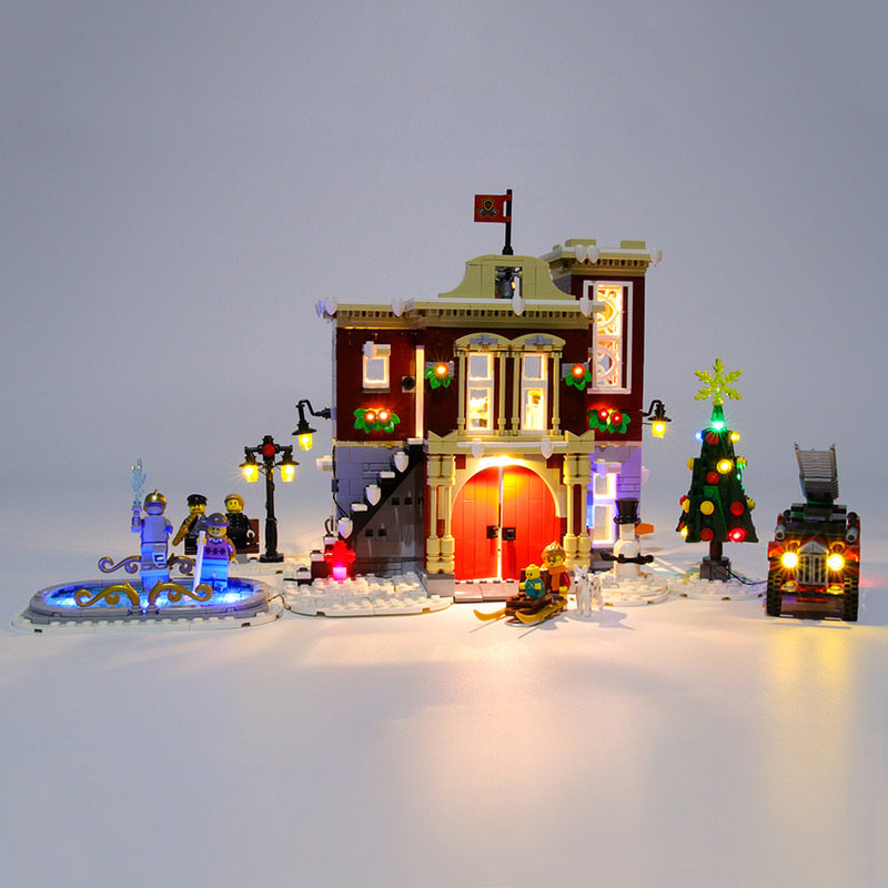 Light Kit For Winter Village Fire Station LED Highting Set 10263