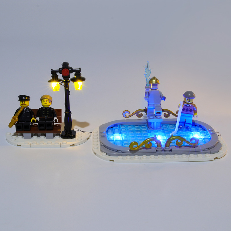 Light Kit For Winter Village Fire Station LED Highting Set 10263