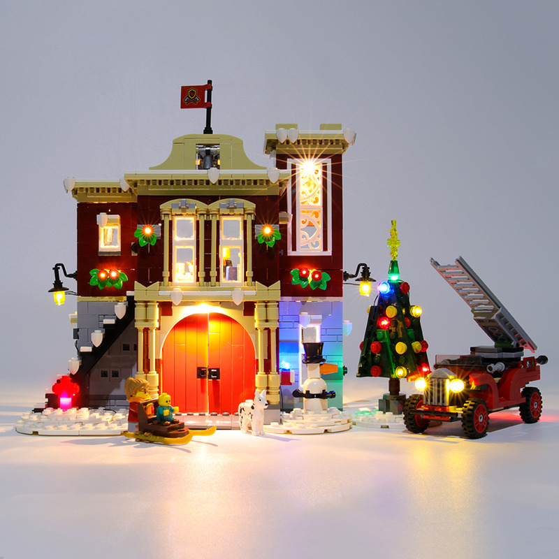 Light Kit For Winter Village Fire Station LED Highting Set 10263