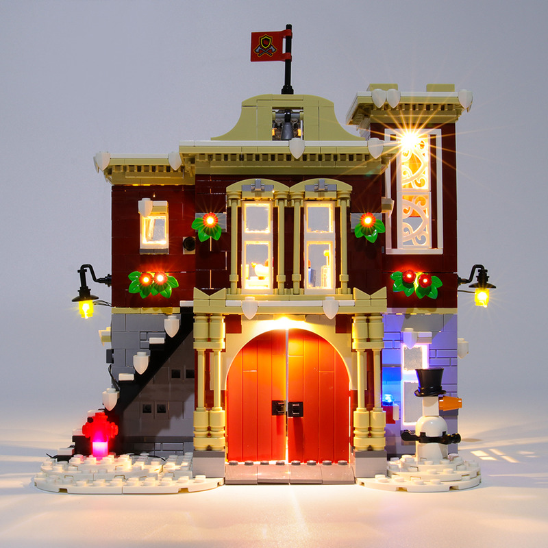 Light Kit For Winter Village Fire Station LED Highting Set 10263