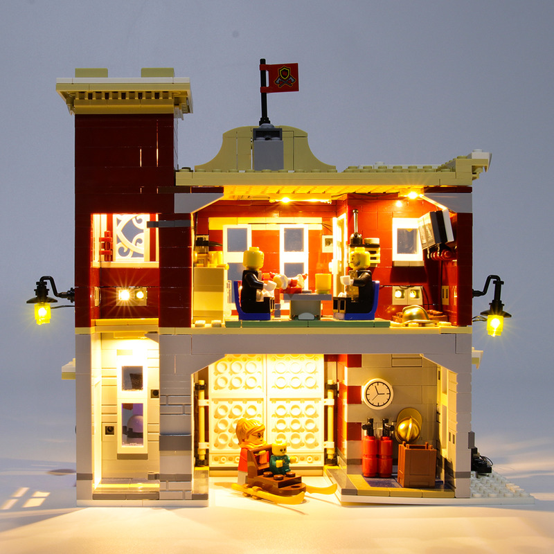 Light Kit For Winter Village Fire Station LED Highting Set 10263