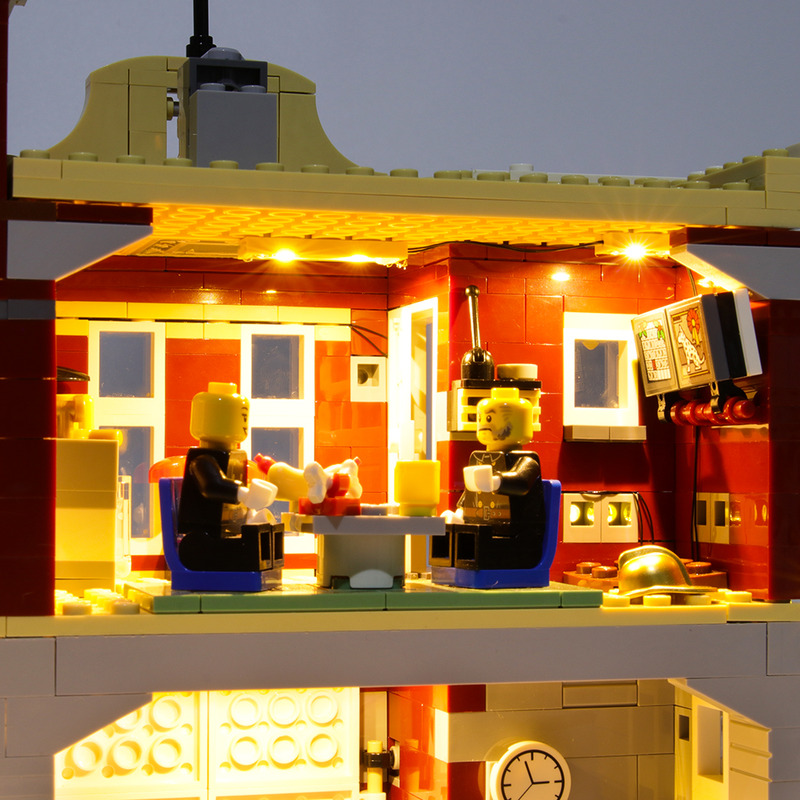 Light Kit For Winter Village Fire Station LED Highting Set 10263