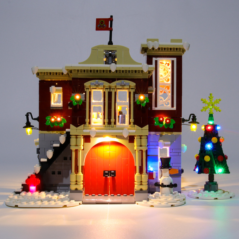 Light Kit For Winter Village Fire Station LED Highting Set 10263