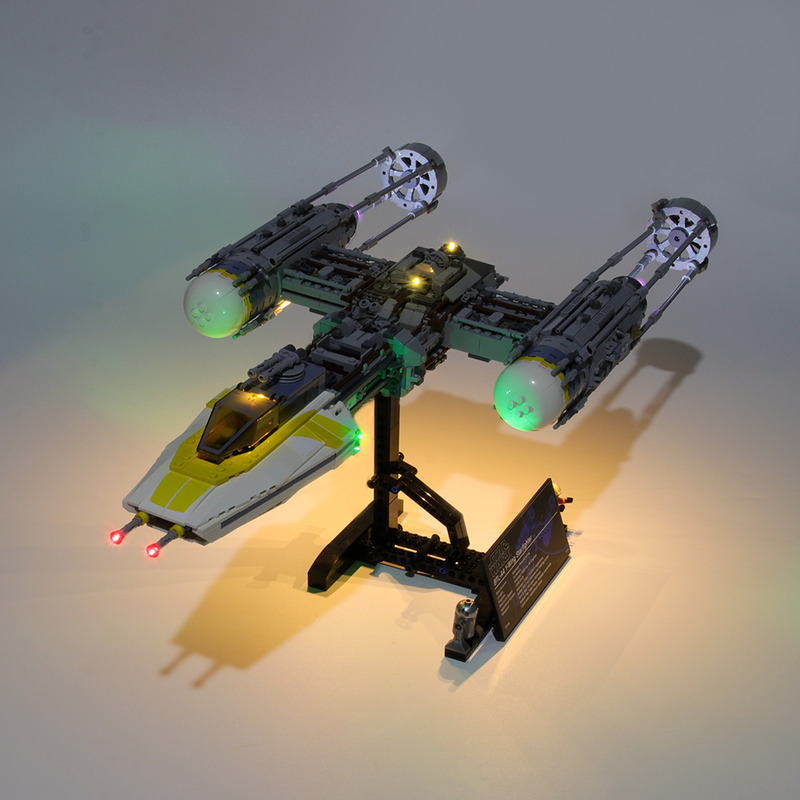 Beleuchtungsset für Y-Wing Starfighter LED-Beleuchtungsset 75181