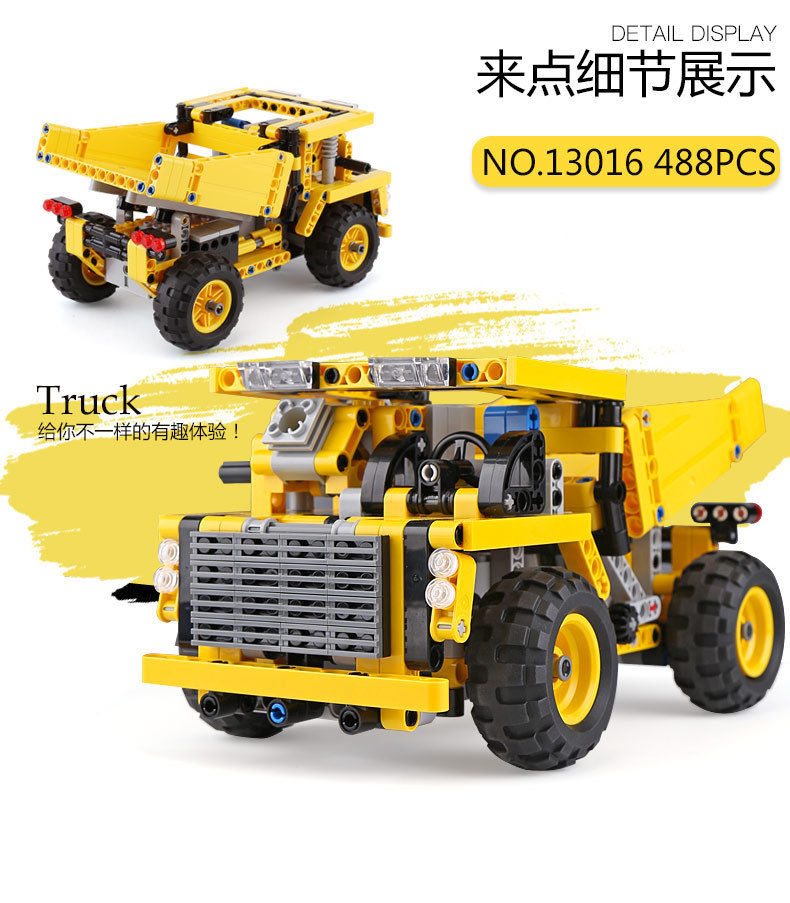 MOULD KING 13016 Mining Truck Building Block Toy Set