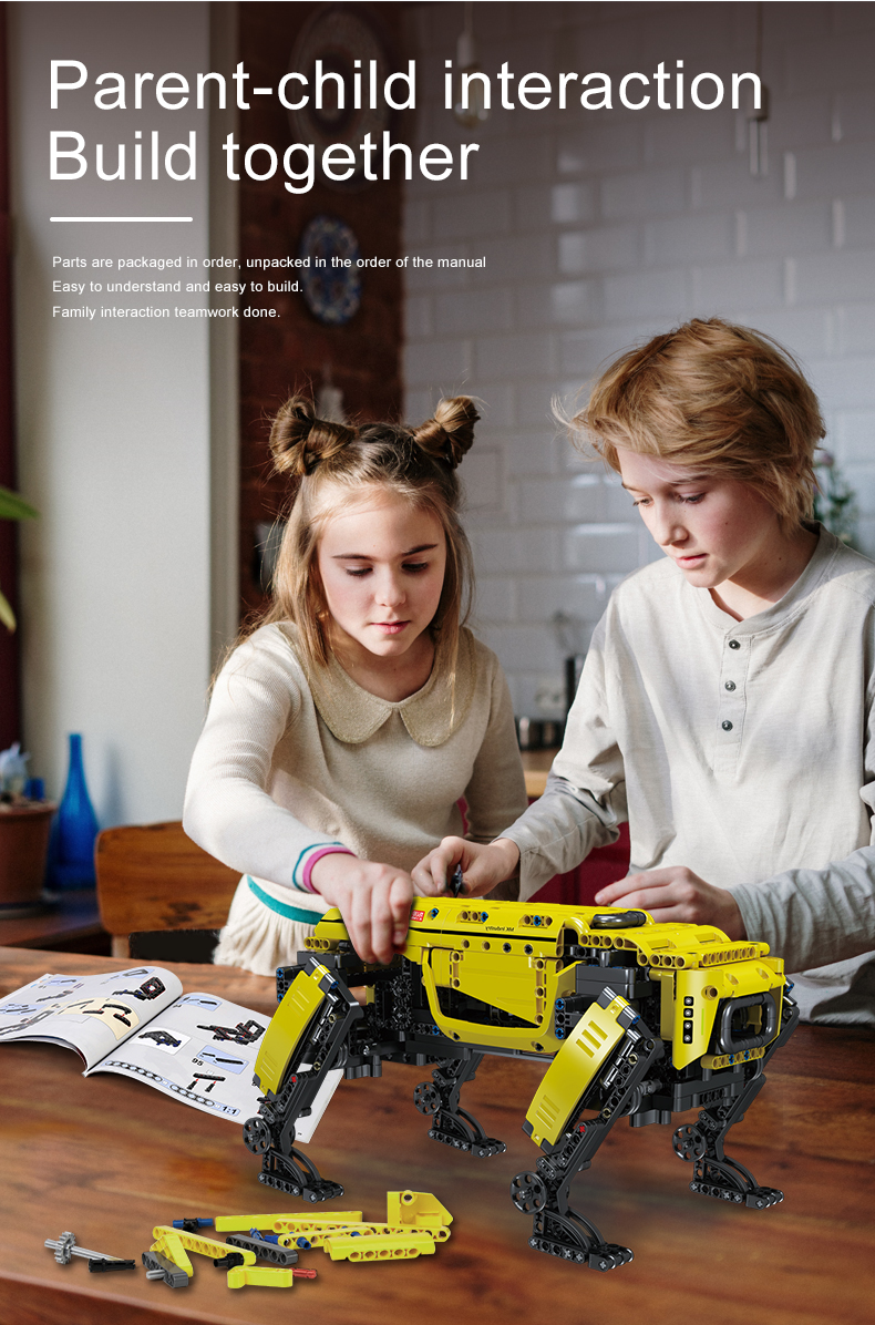 MOULD KING 15066 Tech Machinery Series MK-Power Robot Building Blocks Toy Set