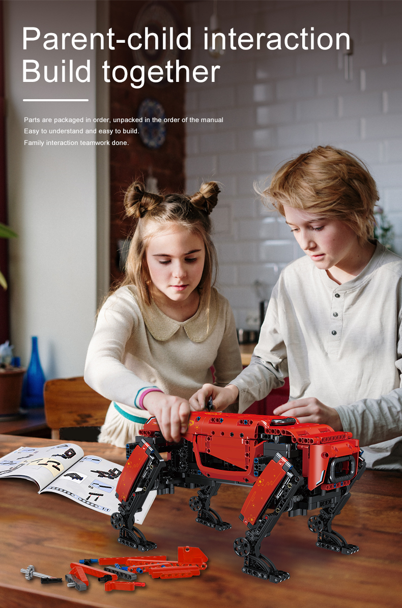 MOLD KING 15067 Tech Machinery Series MK-Power Robot Blocs de construction Ensemble de jouets