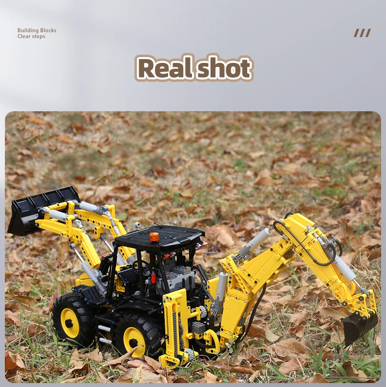 Mould King 17036 Bulldozer Building Blocks Toy Set