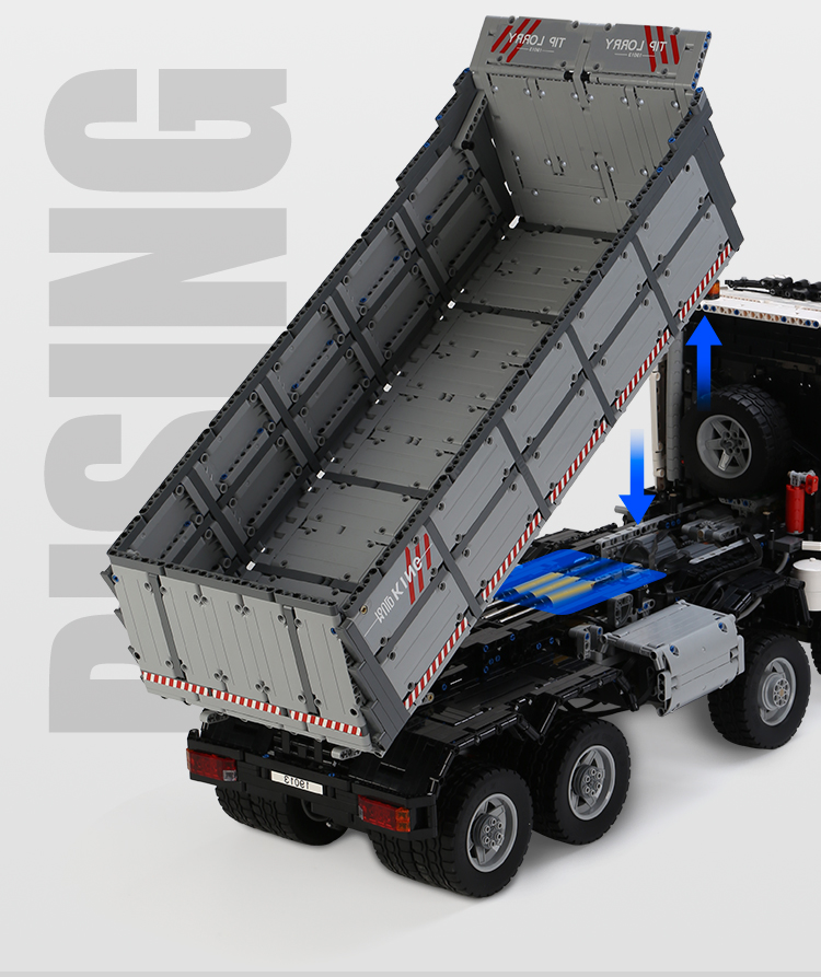MOLD KING 19013 空気圧ダンプトラックビルディングブロックおもちゃセット
