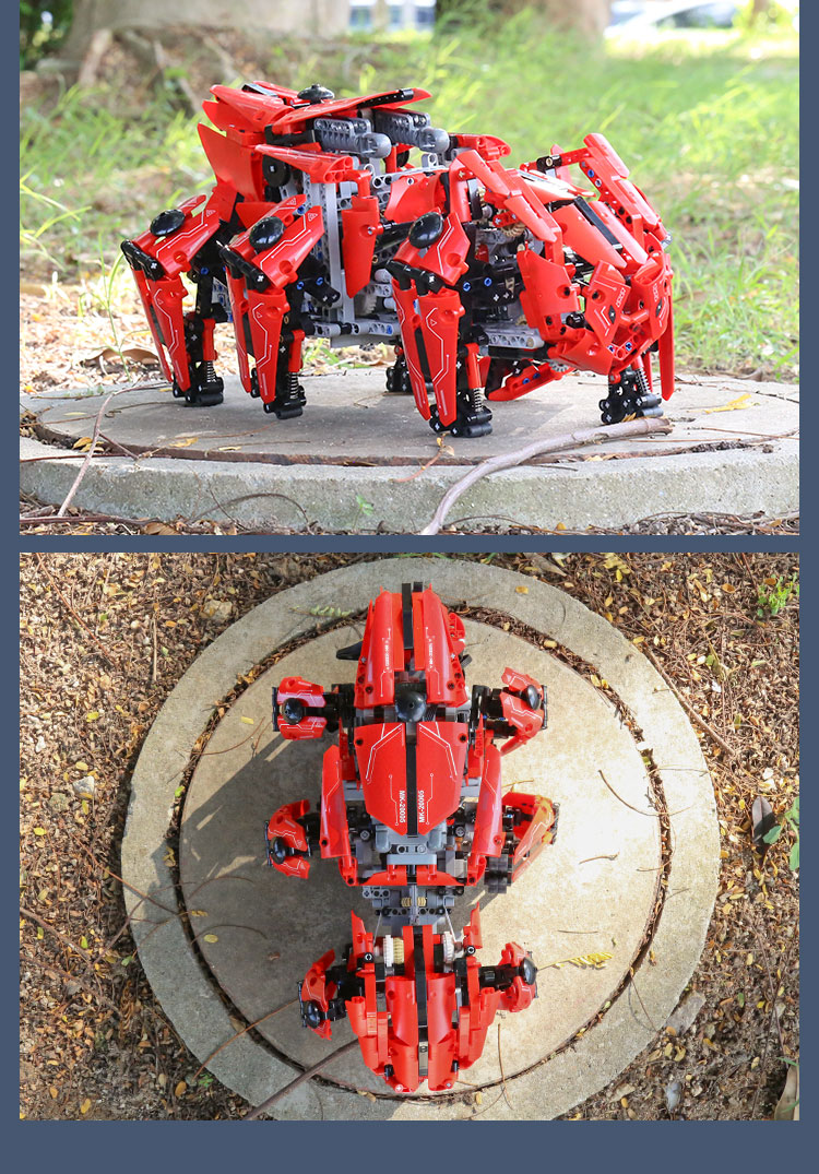 MOLD KING 20005 RC Marche Réservoir MK-HEXA Blocs de Construction Ensemble de Jouets