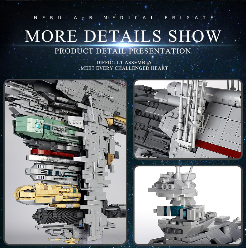 MOULD KING 21001 UCS Nebulon Model B Medical Frigate Star Wars Building Blocks Toy Set