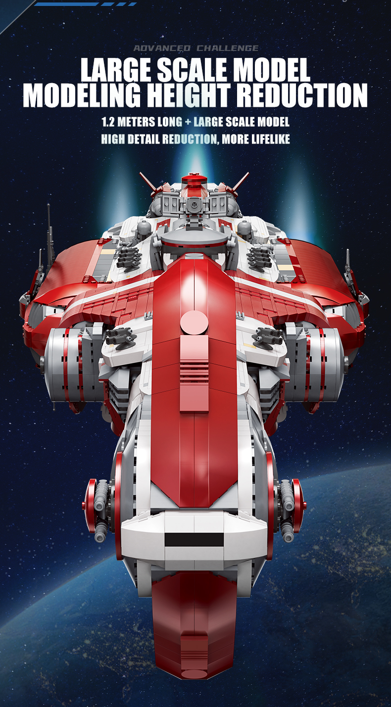 MOLD KING 21002 Old Republic Escort Cruiser Star Wars Juego de bloques de construcción de juguetes