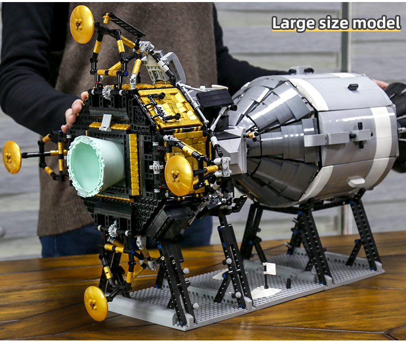 MOLD KING 21006 Apollo 11 Vaisseau spatial Module lunaire blocs de construction ensemble de jouets