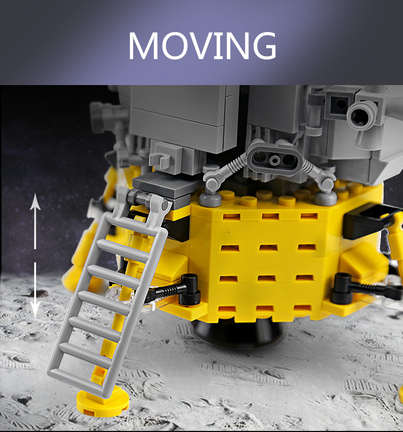 PANGU PG13001 Apollo Lunar Module Building Bricks Toy Set