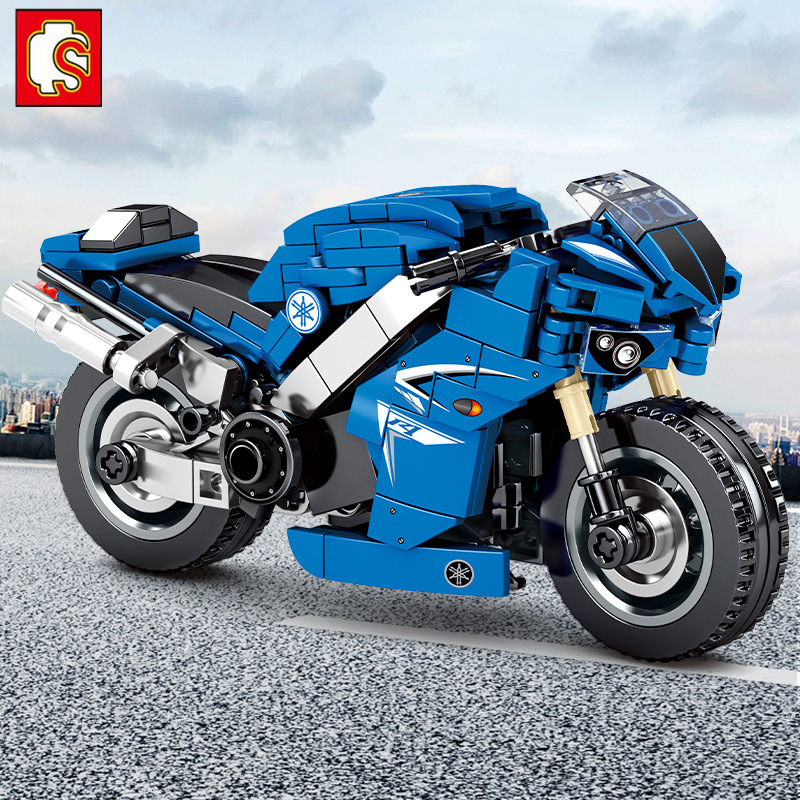 SEMBO 701102 Techinque Series Yamaha R1 Juego de bloques de construcción para motocicleta