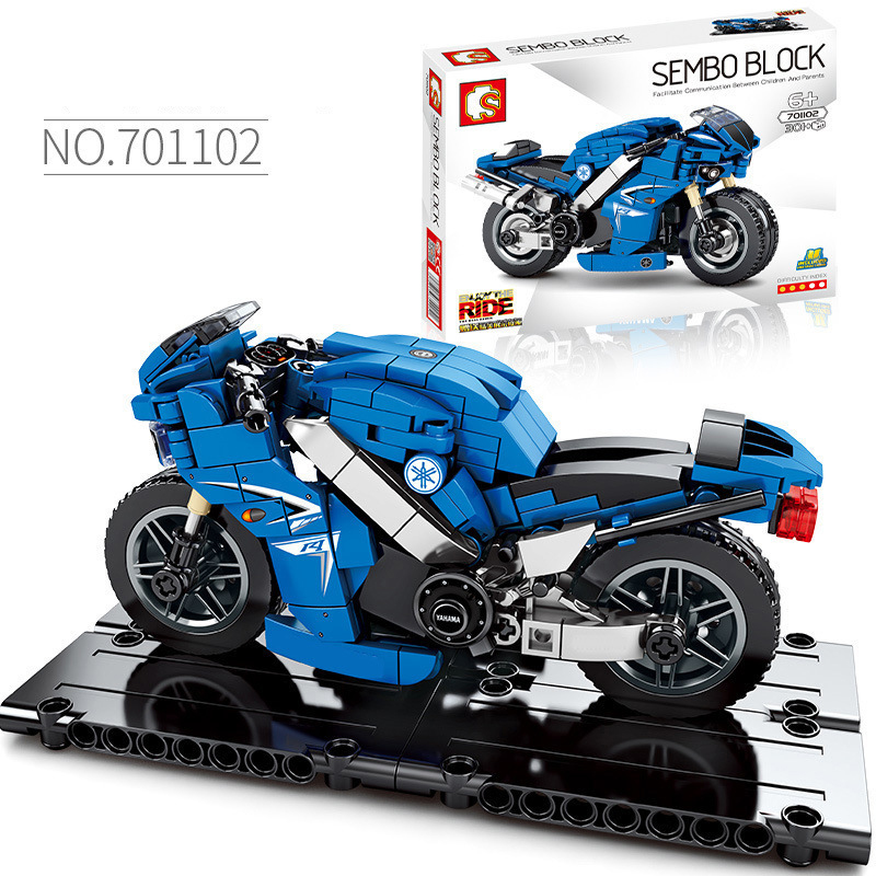 SEMBO 701102 Techinque Series Yamaha R1 Motorcycle Building Blocks Toy Set