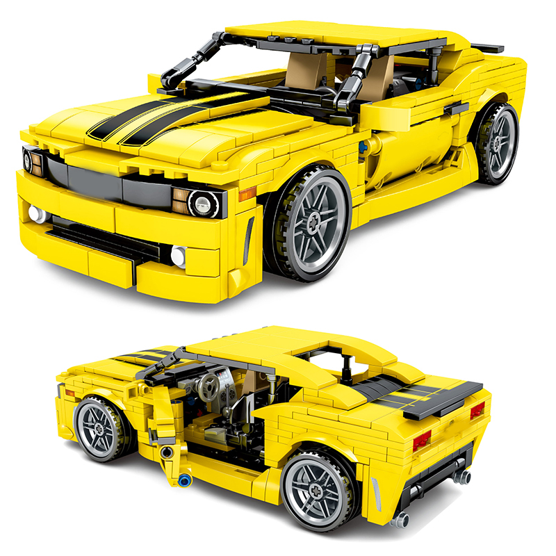 Sembo 701504 Bumblebee Camaro Bausteine Spielzeugset