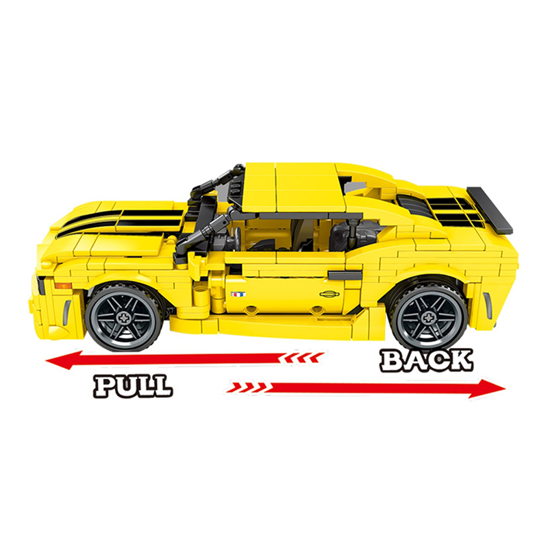 Sembo 701504 Bumblebee Camaro Building Blocks Toy Set