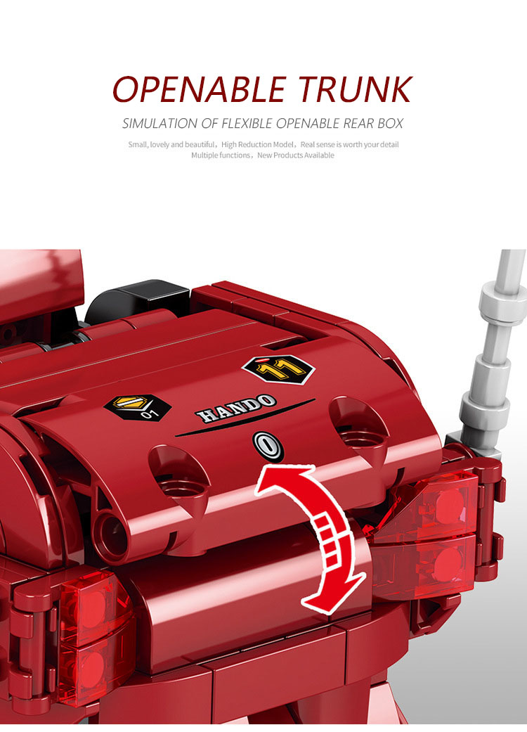 SEMBO 701944 Techinque Series Honda Gold Wing Building Blocks Toy Set