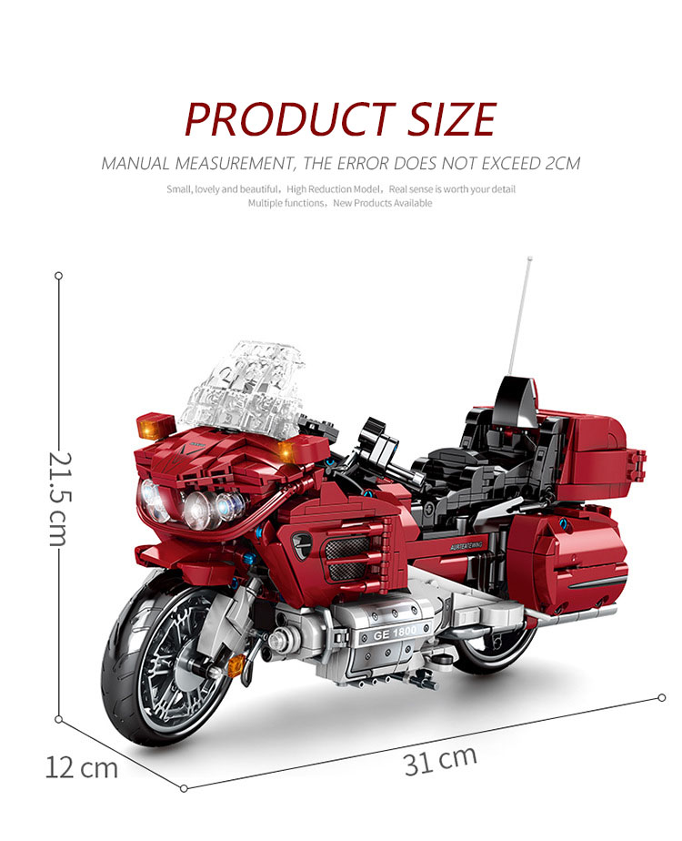 SEMBO 701944 Techinque Series Honda Gold Wing Building Blocks Toy Set