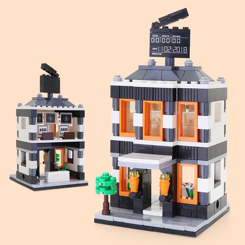 WANGE Architecture 5 modern shops 2310-2314 Building Blocks Toy Set