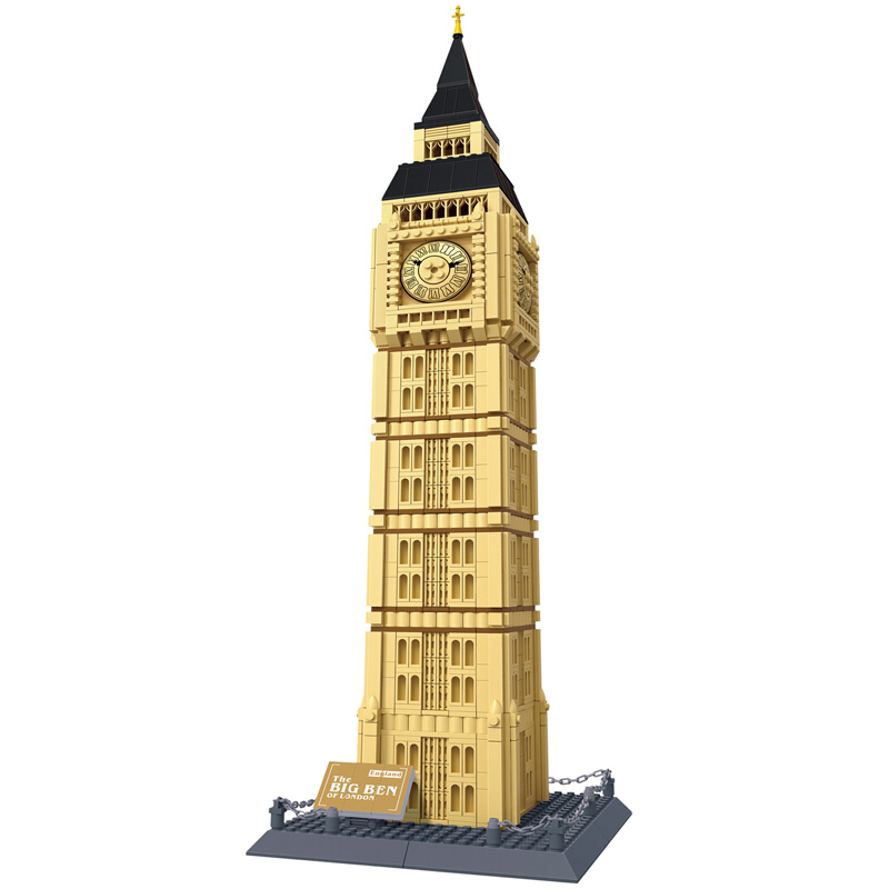 WANGE Architecture Big Ben London UK 5216 Building Blocks Toy Set