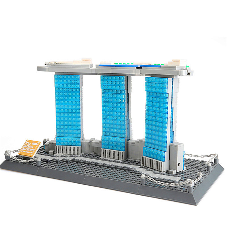 WANGE Architecture Sands Hotel Singapore 4217 Building Blocks Toy Set