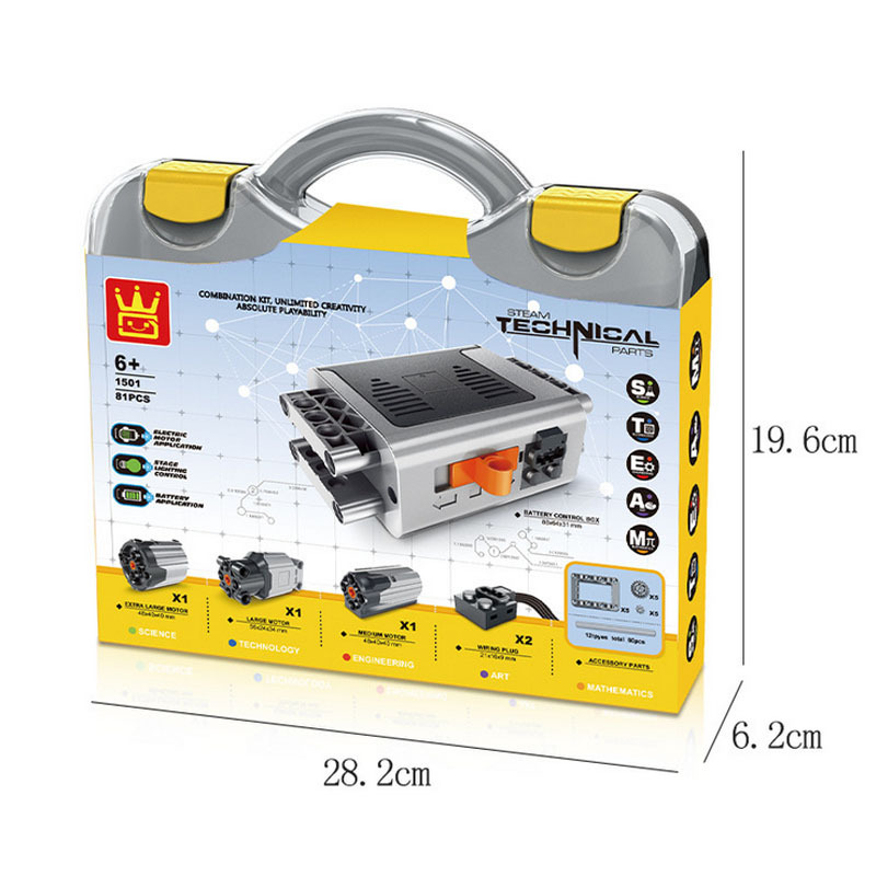 WANGE Maschinenbau Elektromotorleistung 1501 Bausteine Spielzeugset