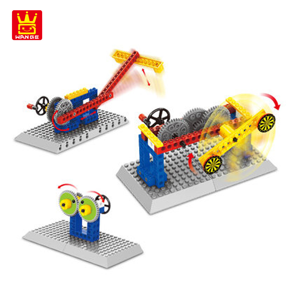 WANGE Mechanical Engineering Targeting machine engineering manual machinery 1303 Building Blocks Toy Set