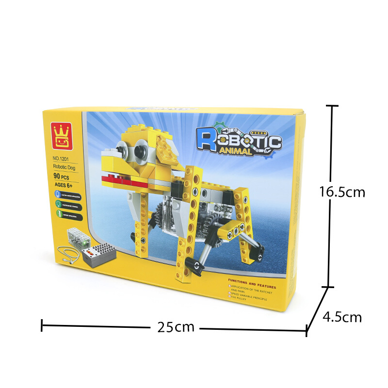 WANGE Robotic Animal Crab Animal Electric Machinery 1206 Building Blocks Toy Set